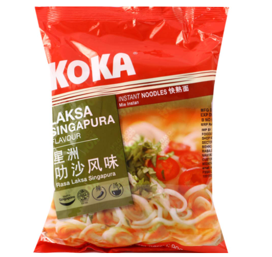 Koka Laksa Singapura Koka Signature Instant Noodles 90g