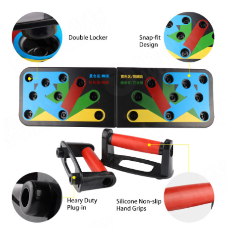 Body Building Fitness Workout Gym Training Exercise Stands Push Up Rack Board