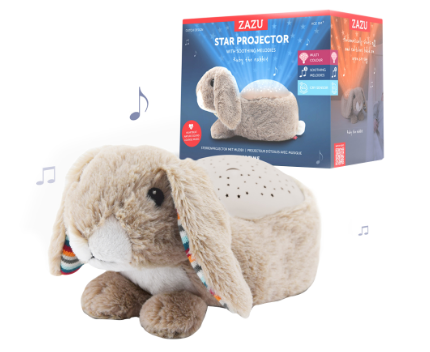 Zazu Ruby the Rabbit Brown Star Projectors