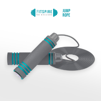 Fitspire Jump Rope Workout Equipment Fitness Skipping Rope For Gym Exercise Personal Use