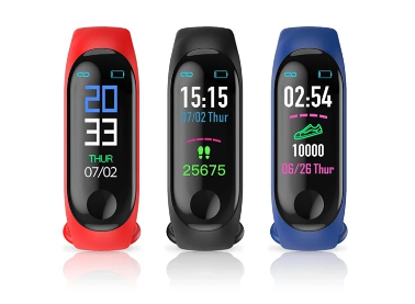 Smart Digital Watch Bracelet for Child Women with Heart Rate Monitoring Running Pedometer Colour Counter Health Sport Tracker