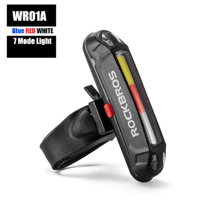 ROCKBROS Bicycle Rear Light Cycling USB Rechargeable Seat Fork Light LED Taillight