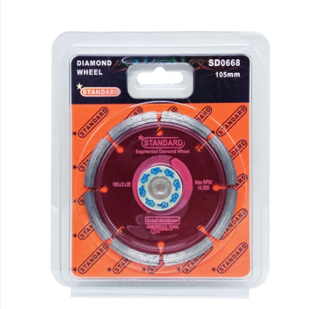 Standard Segmented Diamond Wheel 4inch/105MM High Quality Hardware Tools (SD0668)