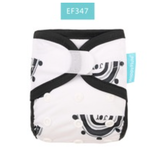 Happyflute Newborn Print PUL Design Snap Or Hook&Loop Eco-friendly Cloth Diaper Cover Baby Cloth Diaper CD14