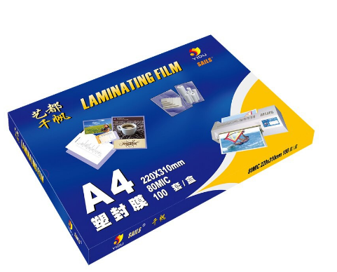 100pcs Laminating pouch film protection for photo paper A4(220*310MM)(80MIC)