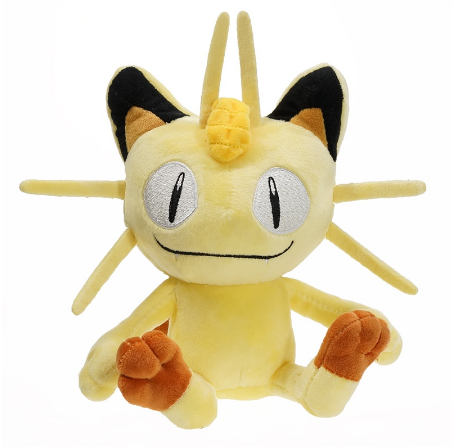 Animation Pokemon Meowth Plush Toys Doll Soft Stuffed Animals Toy for Kid