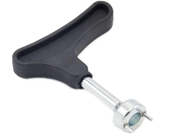 Golf Shoe Spikes Wrench, 1pcs Golf Shoe Spike Removal Tool, Zinc Alloy Golf Spike Tool for Spike Shoes, Universal Spike Shoes Replacement Tool