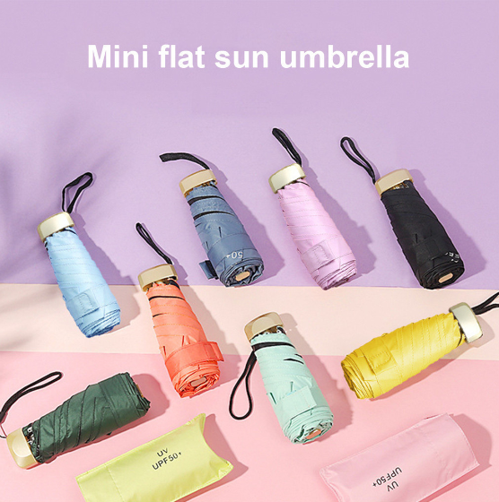 Men's Women's Mini-pocket Waterproof and UV-proof Portable Travel Umbrella / Stylish Mini Folding Umbrella / Lightweight Pocket