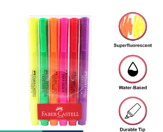 Faber-Castell Textliner 38 6 colors [SP157721]