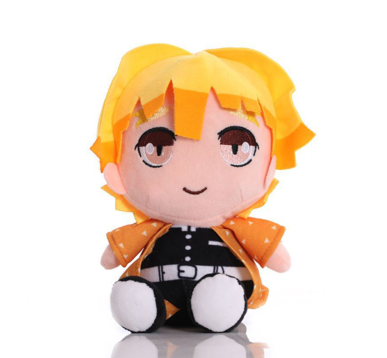 20CM Demon Slayer Plush Toys Kawaii Kamado Tanjirou Agatsuma Zenitsu Kamado Nezuko Stuffed Dolls Lovely Pillow DS20