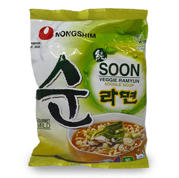 Nongshim Soon Veggie Ramyun Noodle Soup 112g