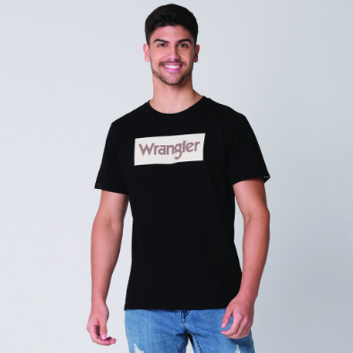 Wrangler Men's Logo T-Shirt in Black Color