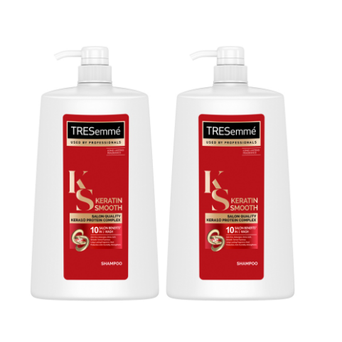Tresemme Keratin Smooth Shampoo 1.4L & Serum Conditioner 1.4L (Bundle of 2)