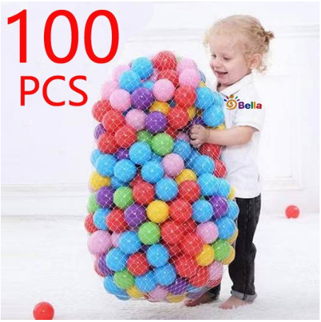 100pcs stress ball toys for kids Colorful Baby Play Balls Soft Plastic Ocean Balls Diameter 5cm