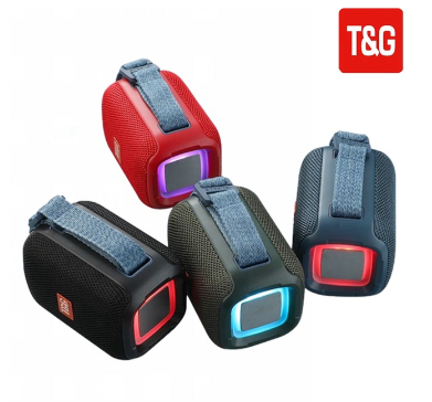 TG-339 TWS Portable Wireless Bluetooth Speaker with Handstrap and LED Lights