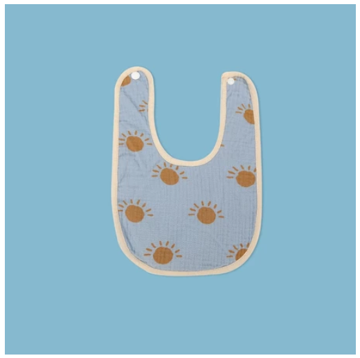 Baby Bibs Plain Color Absorbent Lightweight Saliva Towel Absorbent Baby Feeding Essentials Bb2