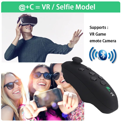 Wireless Bluetooth Gamepad Update VR Remote Controller For Android Joystick Game Pad Control For 3D Glasses VR BOX Shinecon