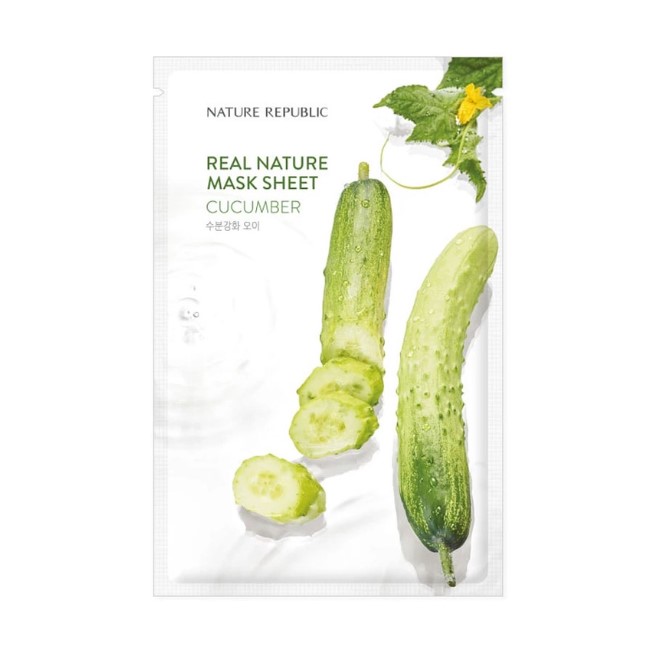 Nature Republic Real Nature  Cucumber Mask Sheet