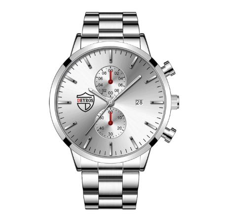 Luxury Gold Full Steel Men's Waterproof Quartz Business Wacthes Men Watch Relo Ng Kalalakihan 12