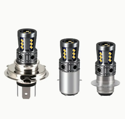 1pc Motorcycle LED Headlight H4 Bulb High/Low Beam S2 BA20D P15D H6 Headlamp Bulb 12V Fog Light White DRL For Motor Scooter Motorcycle Accessories