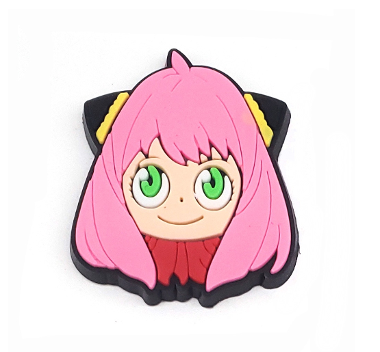 Cute Spy Family Jibitz for Croc Pin Anya Yor Forger Jibbits Charm Anime Jibits Crocks Men Shoe Charms Shoes Accessories Decoration G3