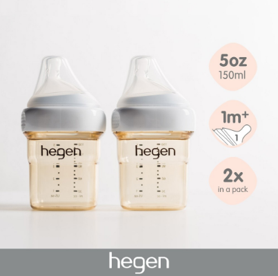 Hegen 5oz Feeding Bottle, 2-Pack