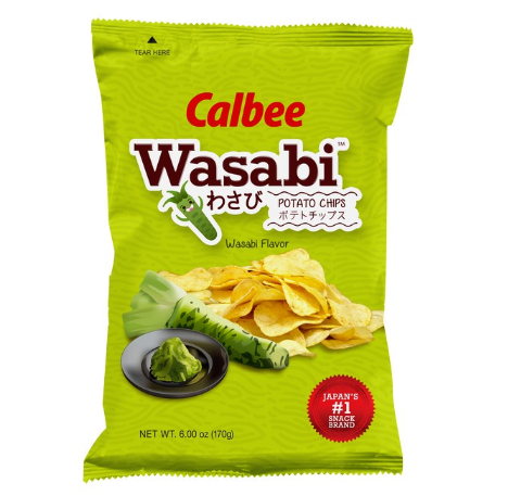 Calbee Potato Chips Wasabi  170g