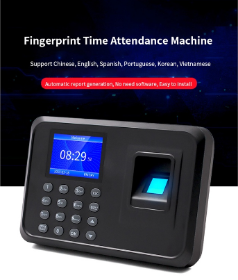 Intelligent Biometric Fingerprint Password Attendance Machine Employee Checking-in Recorder 2.4