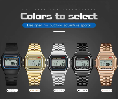 Vintage Rosegold rose gold silver Men Women Couple Jewelry watches watch Relo