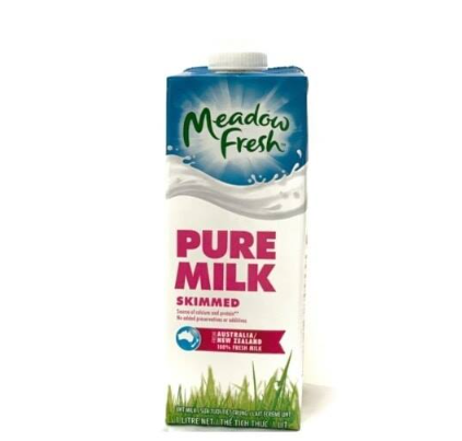 Meadow Fresh Pure Milk Skimmed 1L