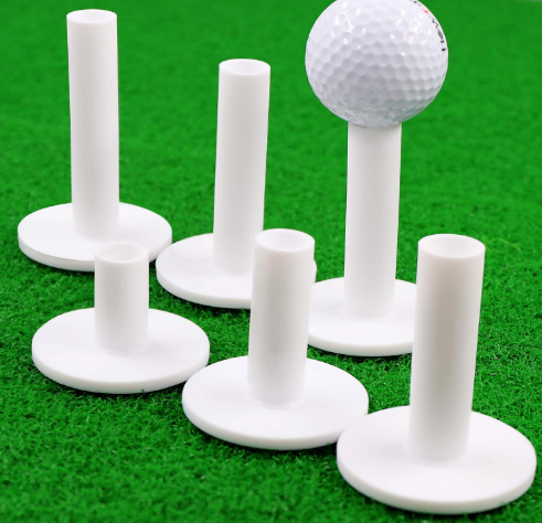 CHAMPKEY Premium Rubber Golf Tees | Excellent Durability and Stability Rubber Tees | Perfect for Golf Hitting Mats and Outdoor Training