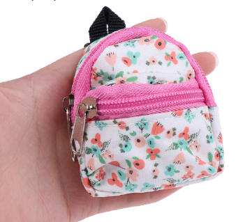 Dollhouse Miniature Flower Backpack Schoolbag Dolls Accessories HOT SELL