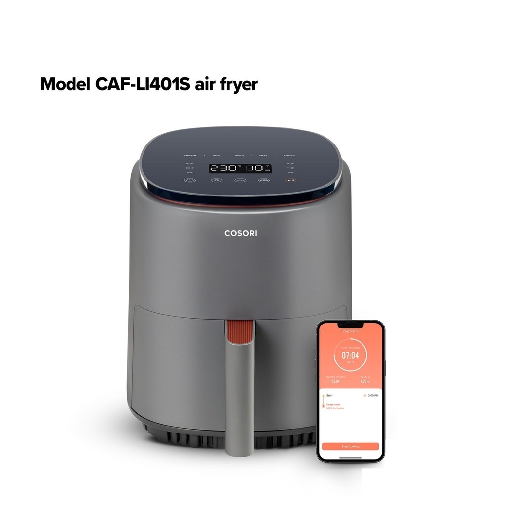 Cosori 3.8L (4.0 Quart) Lite Smart Air Fryer CAF-LI401S