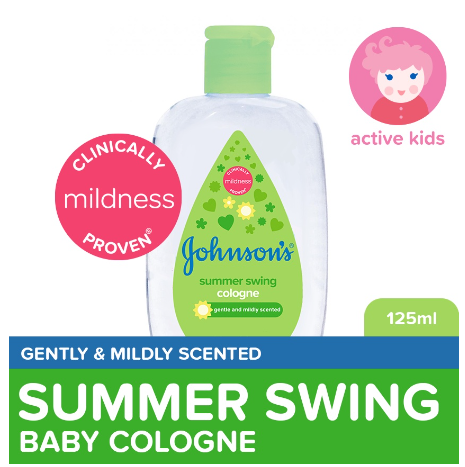 Johnson's Baby Cologne Summer Swing 125ml - Kids, Baby Essentials, Baby Care