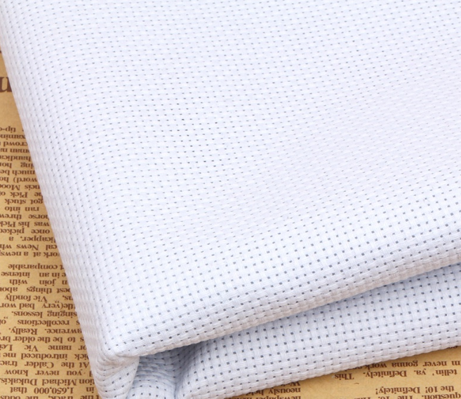 1 PC 11CT 30x30cm White Cross Stitch Eembroidery Fabric Stitching Embroidery Craft Grid DIY Eco-friendly Cross Stitch Fabric