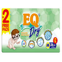 EQ Dry Baby Diapers Medium 36's