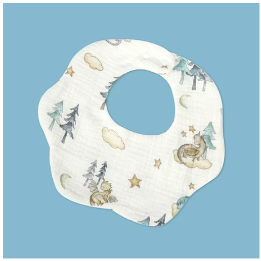 Einmilk Baby Bandana Dribble Bibs 360 Rotate Drool Bibs or Petal Bib Cotton Super Soft & Absorbent B20