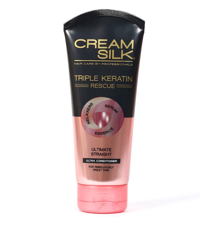 Cream Silk Triple Keratin Rescue Ultra Conditioner Ultimate Straight 170ML
