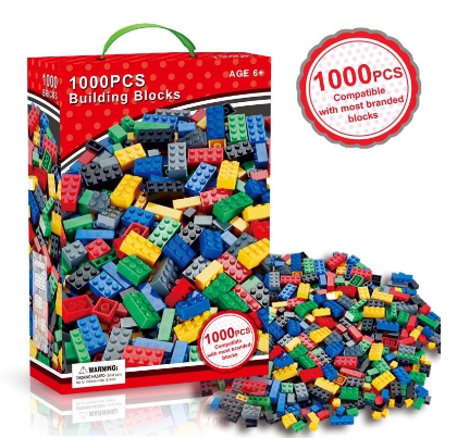 Kids Toys 1000pcs New Environmentally Friendly Material Toys Bricks Building Block 500pcs Blocks