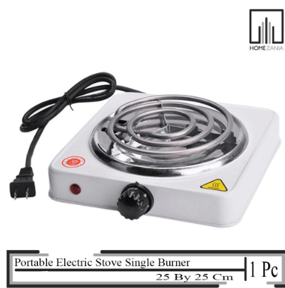 Home Zania Portable Electric Stove Single And Double Burner 25 By 25 Cm