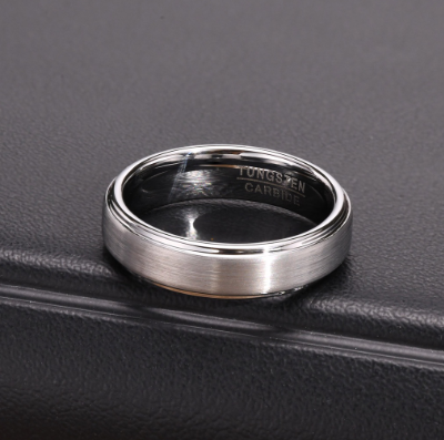 Tungsten Carbide Black Ring Stainless Steel