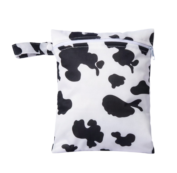 25x20cm Printed Pocket Wet Bag Waterproof Reusable Nappy Bags PUL Travel Baby Nappy Mini Size Wet Dry Bags Wetbags d14