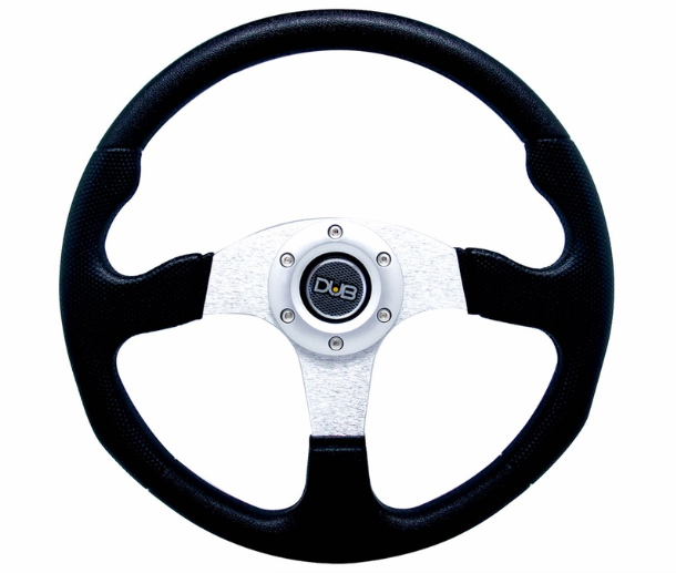 Dub Steering Wheel #28 (Silver) Steering Wheels & Accessories