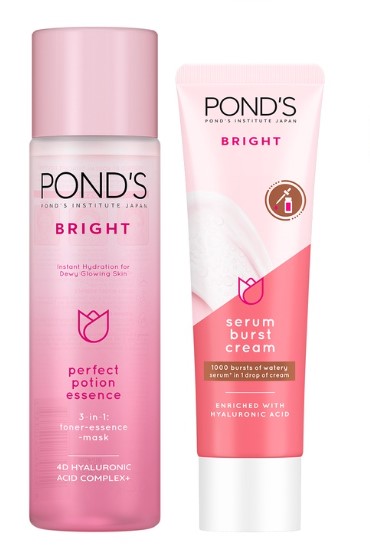 Ponds Bright Perfect Potion Essence Serum Burst Cream 20G DUO