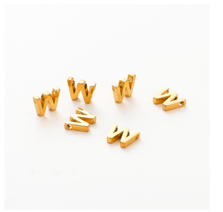 St.K unkka 316L Stainless Steel Initial Name Pendant Necklace Alphabet A-Z 26 Letter Fashion Necklace W