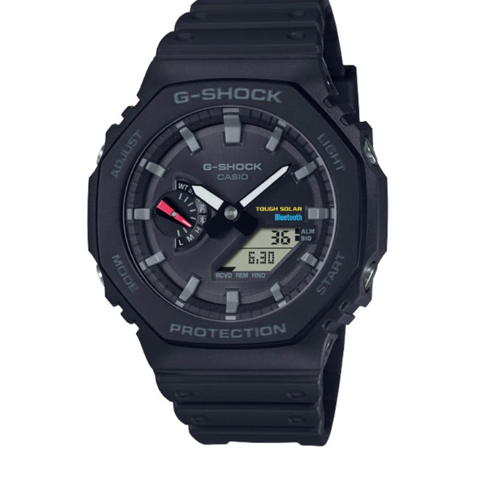 Casio G-Shock Casioak Black Resin Digital Watch For Men CGA-B2100-1ADR