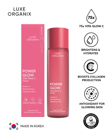 Luxe Organix Power Glow Vita Glow C Toner 150ml