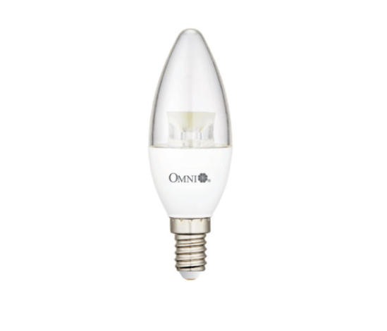 OMNI LED Lite Candle Bulb Clr 4W Warm White Lcc34E14/Lcc35E14