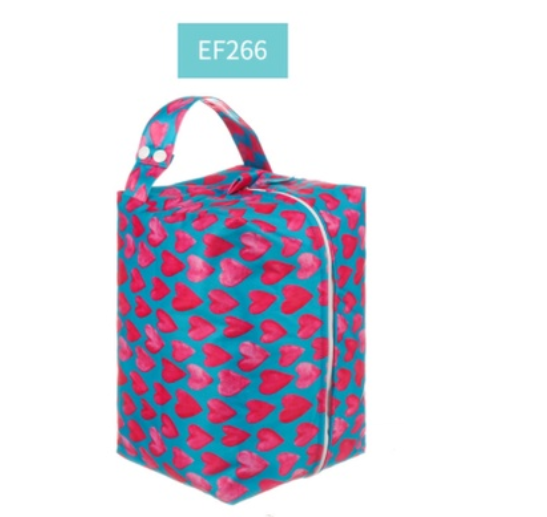 Happyflute Baby Cloth Diaper Bag Waterproof Washable Reusable Wetbag Fashion Diaper Pods Can Hold 5-10Pieces AIO Diapers S3