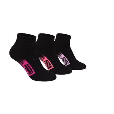 Puma Ladies' Cotton Thick Sports Ankle Socks 3 pairs in a pack PLSKG10